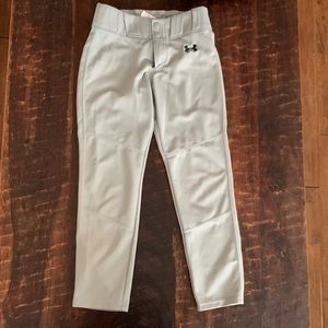 Under Armour grey baseball pants